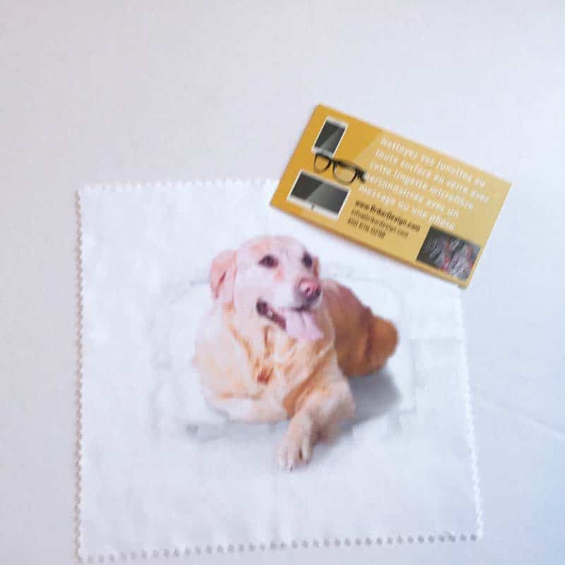 Essuie lunettes et cellulaire, écran d’ordinateur-golden