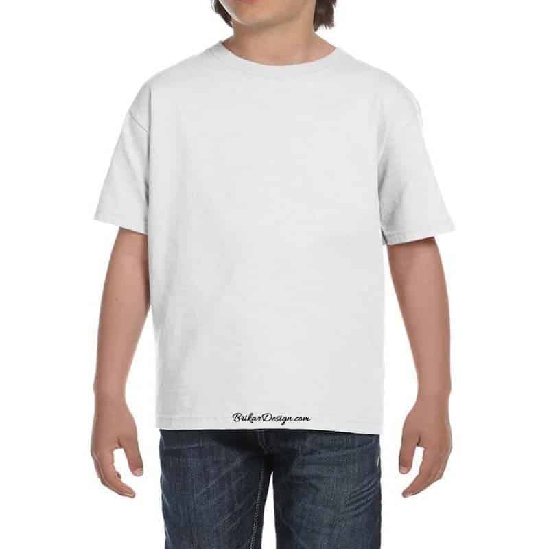 t-shirt blanc enfant personnalisé