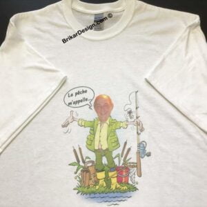 t-shirt personnalisé pêcheur