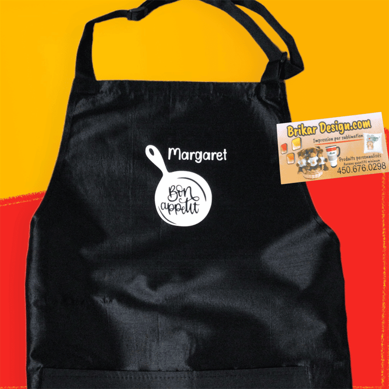 Tablier Bon appétit personnalisé