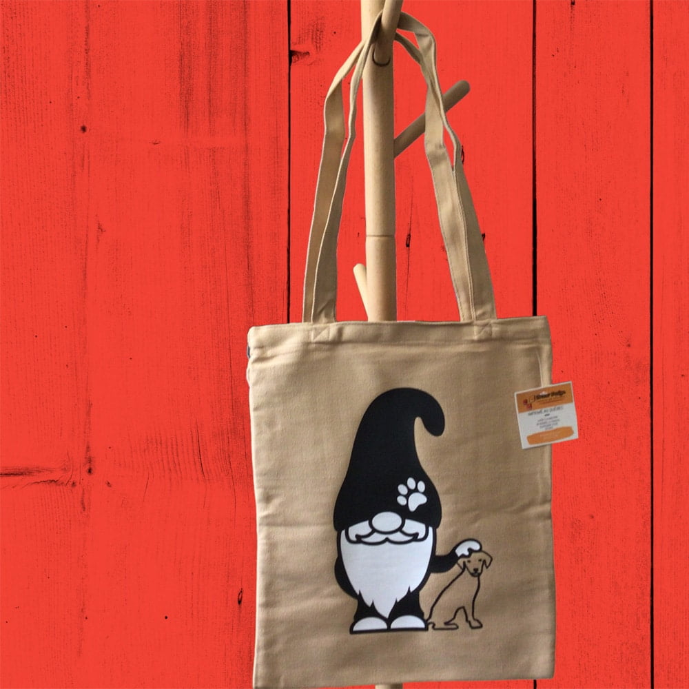 Sac fourre-tout Gnome avec chien