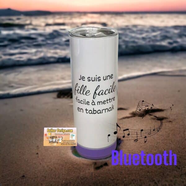 Tumbler Bluetooth fille facile