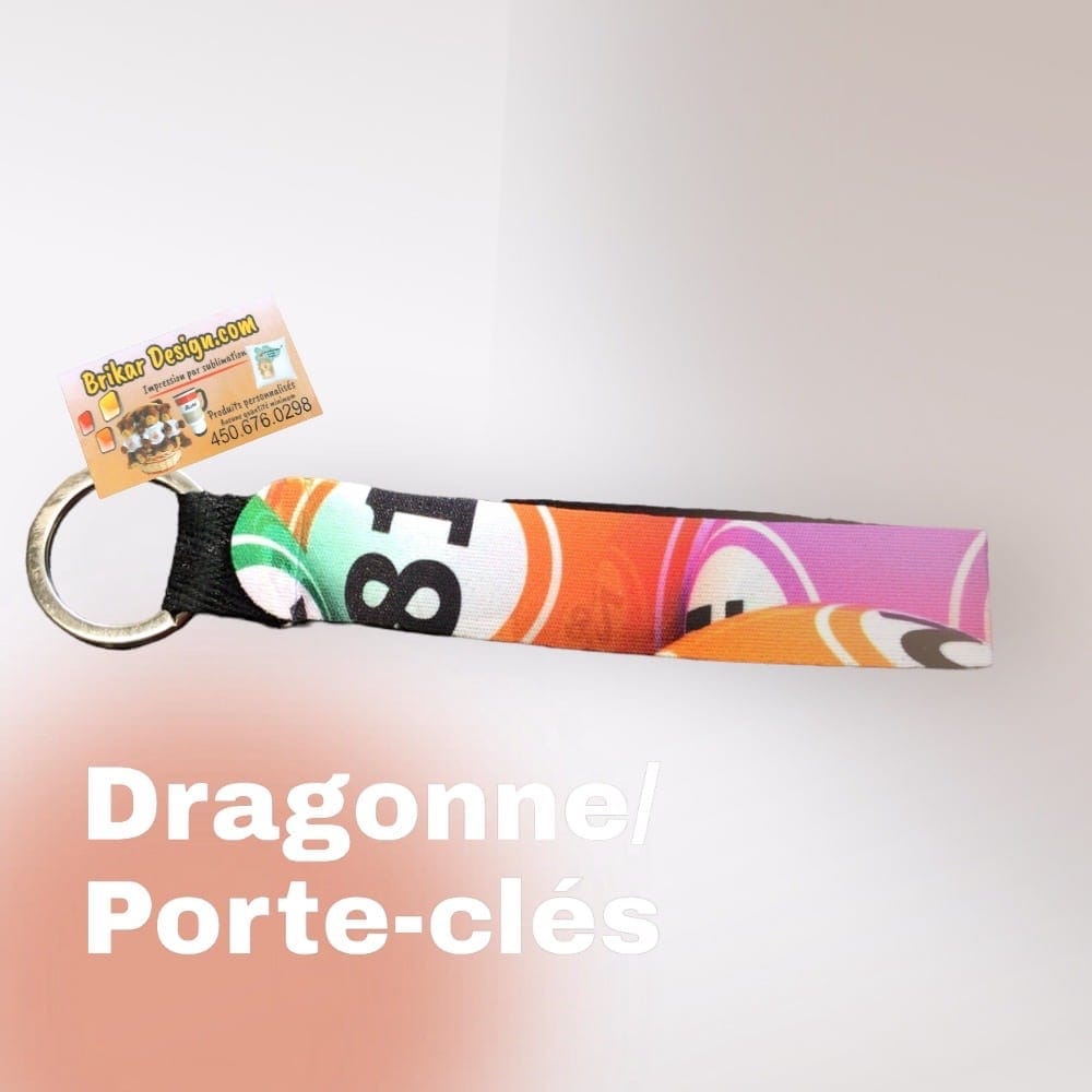 Dragonne porte-clés bingo