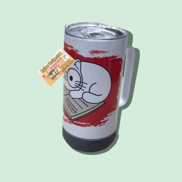 Tasse Bluetooth chat lecture couleur Bluetooth gris