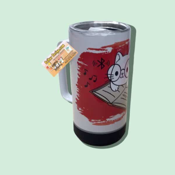 Tasse Bluetooth chat lecture couleur Bluetooth noir