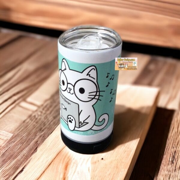 Tasse Bluetooth chat ordinateur base noir