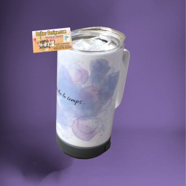 Tasse Bluetooth prendre le temps base gris