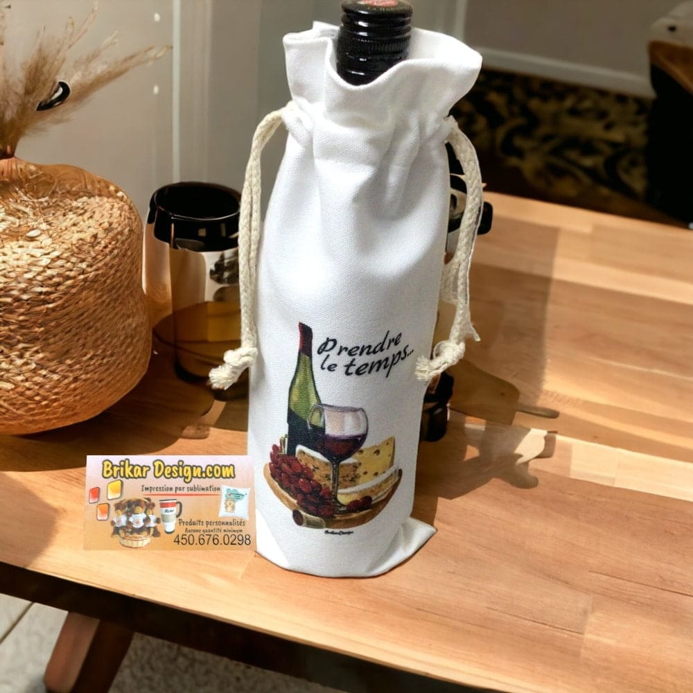 Sac à vin Prendre le temps