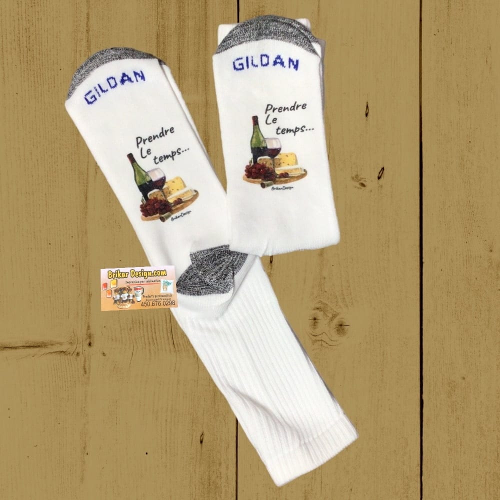 Chaussettes Prendre le temps...