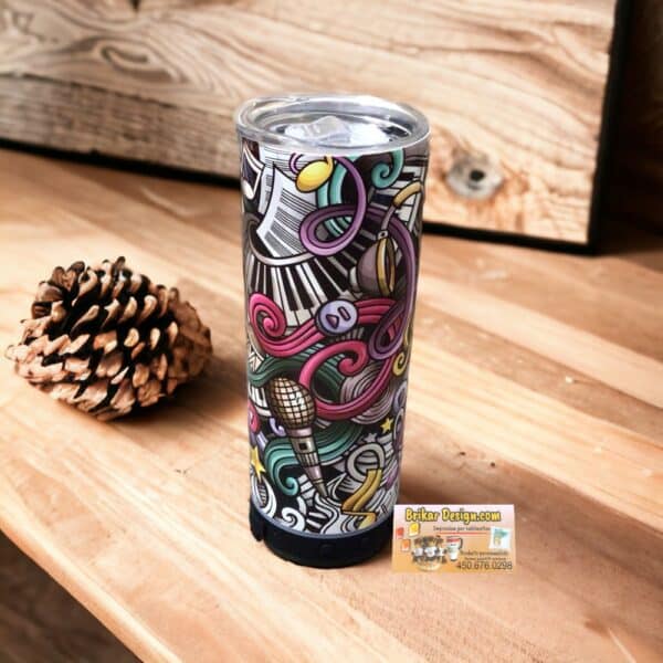 Tumbler Bluetooth musique