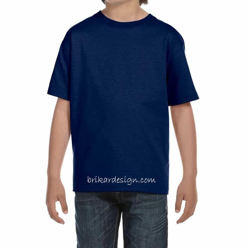 t-shirt marine enfant personnalisé