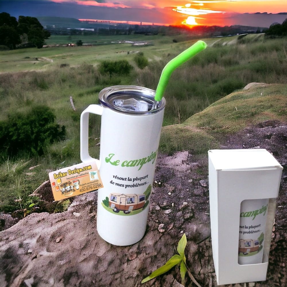 Tumbler avec poignée Le camping
