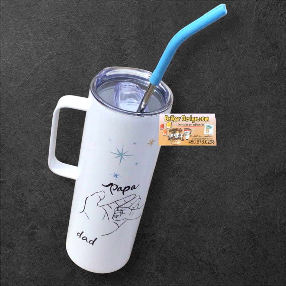 Tumbler tasse avec poignée Papa-Dad
