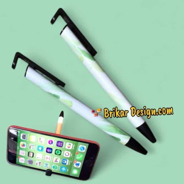Stylo rayure verte