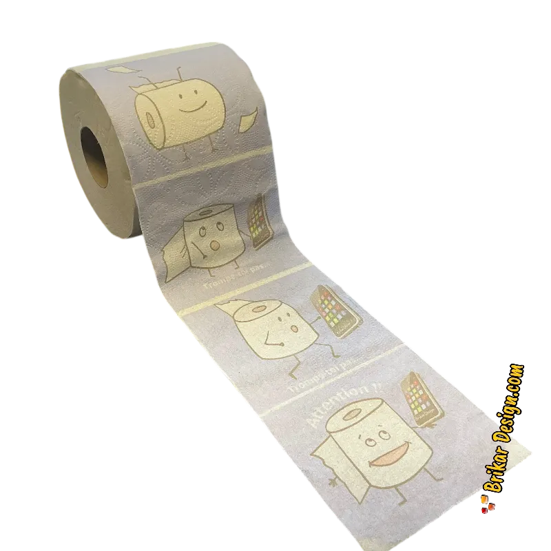 Papier de toilette avec iPhone