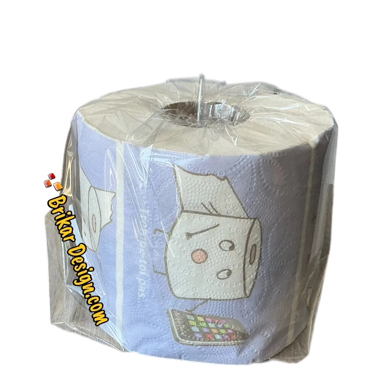 Papier de toilette avec iPhone