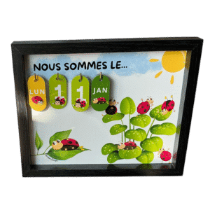 Calendrier perpétuel coccinelle