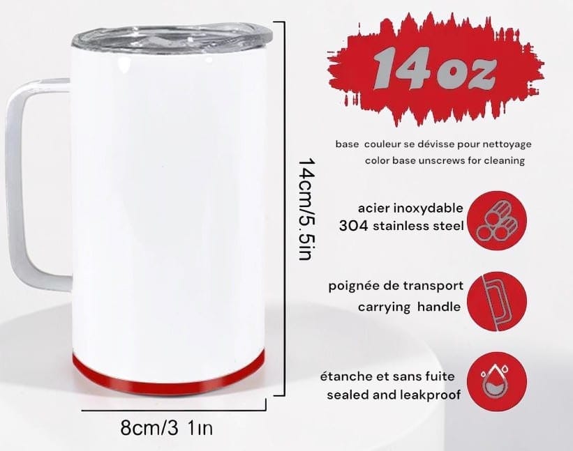 Tasse isotherme Prendre le temps – Image 2
