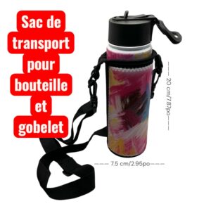 Sac de transport  pour bouteille et gobelet