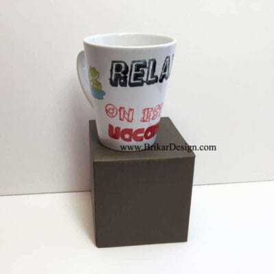 tasse relaxe on est en vacance