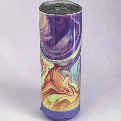 Bluetooth tumbler marbré mauve