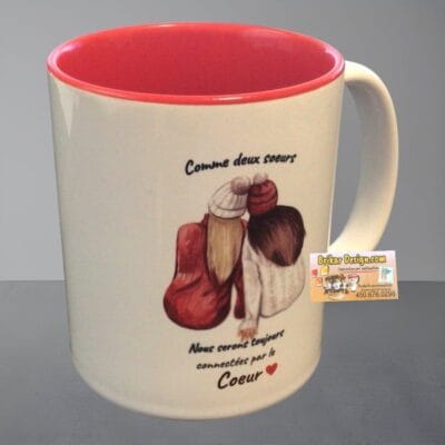 Tasse comme deux soeurs