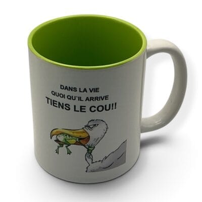 Tasse tiens le cou