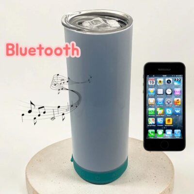 Bluetooth tumbler personnalisé gratuitement - création BrikarDesign
